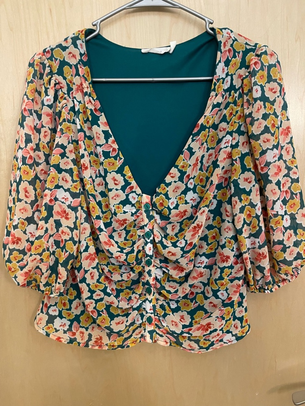 Lush Floral Boho Top